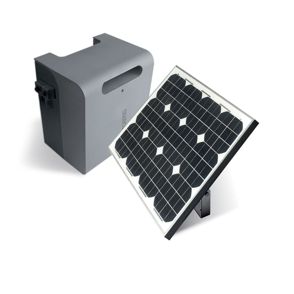 مجموعة تغذية شمسية KINGgates Go Green للبوابة الكهربائية